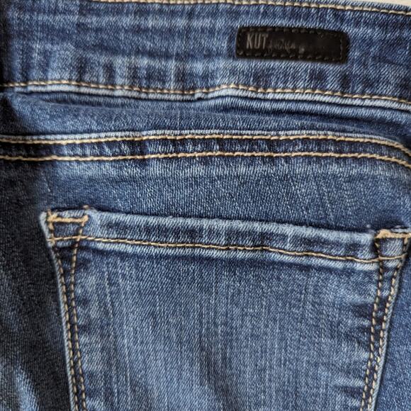 Kut for the Kloth Toothpick Skinny Distressed Jeans sz 4 Petite - Picture 7 of 7